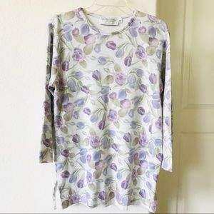 Vintage United States Sweaters Floral Size Med